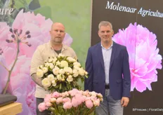 Niels and Dennis Molenaar with Molenaar Agriculture, a company specialized in the production of both peonies and allium